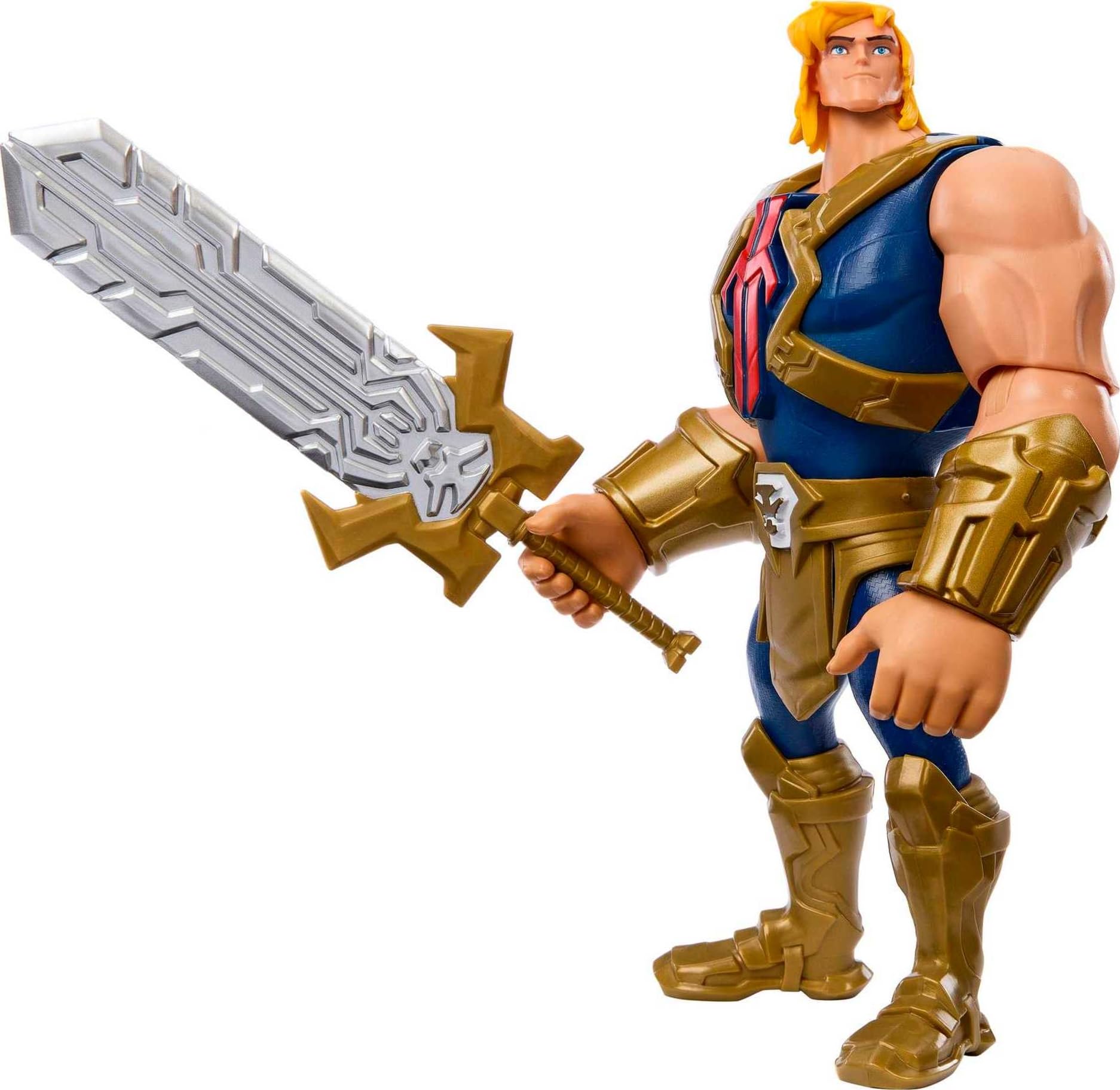 Masters of the Universe and He-ManLarge Action Figure He-Man Savage Eternia, Collectible Action Figure Superhero, MOTU Toy with Accessory