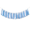 SOLUXIKA Blue and White Gingham Banner/Garland - First Birthday High Chair Banner,Gingham Garland For Baby Shower,Wall Hanging, Nursery Decor,Party