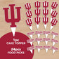 Desert Cactus Indiana University IU Hoosiers Food Picks, Cupcake and Cake Toppers, Cake Pop Sticks - 25 Pcs Party Supplies and Decorations