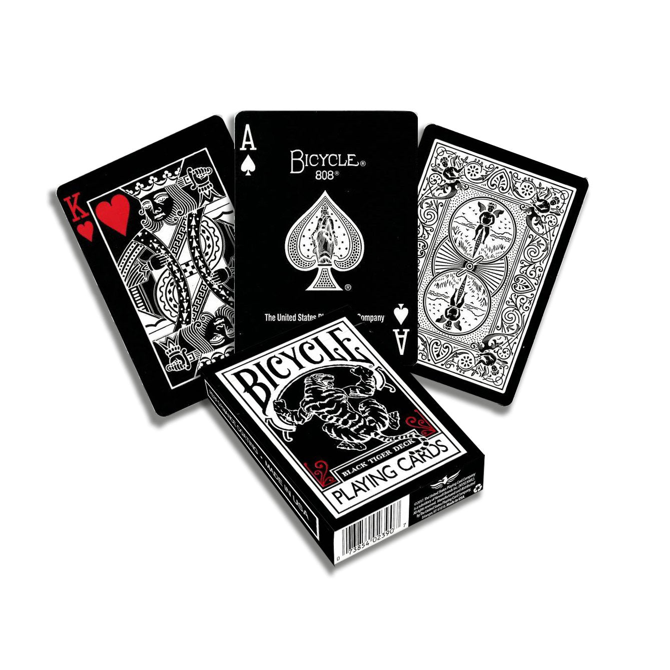 Bicycle Black Tiger Red Playing Cards Black Tiger Playing Cards
