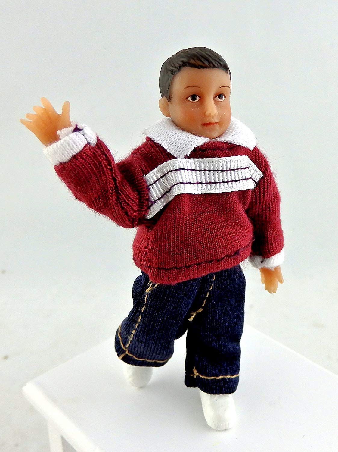Dollhouse Minatures Andy Modern Hispanic Boy Doll