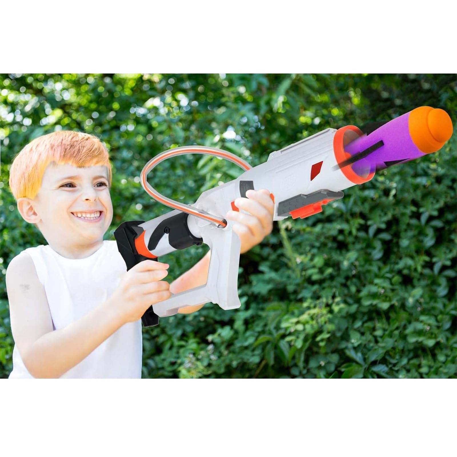 Ruibytree Mega Missile Refills for Nerf N-Strike Elite, 4 Packs, Purple