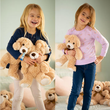 Tezituor 3 Pack Teddy Bears in Bulk 14 inch Stuffed Animals Set for Kids Small Stuffed Bears Bulk Teddy Bear for Wholesale, Baby Shower Decorations