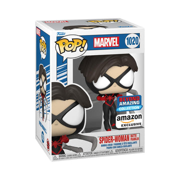 Funko Pop Marvel: Beyond Amazing - Spider-Woman Mattie Franklin - Marvel Comics - Amazon Exclusive - Collectable Vinyl Figure - Gift Idea - Official