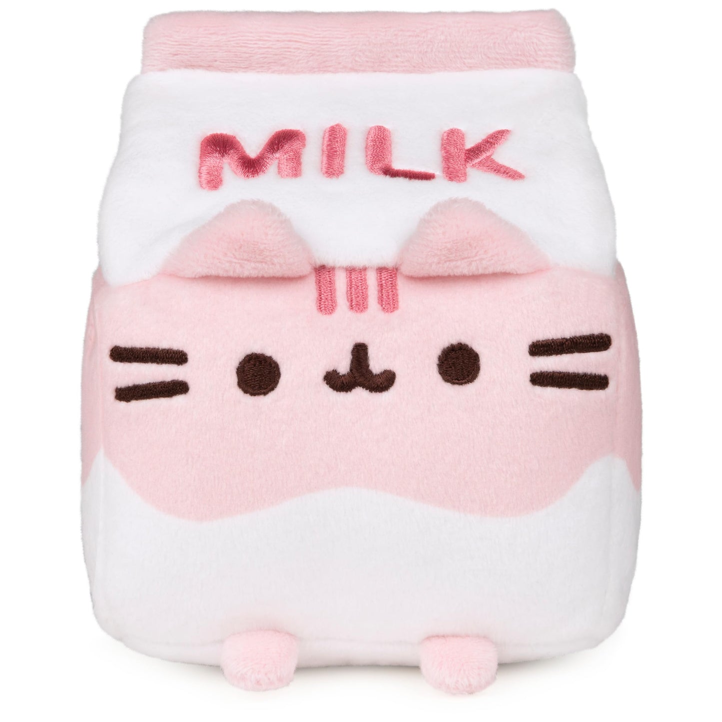 GUND Pusheen Strawbwerry Milk Sip 6-Inch Plush Toy for Ages 8+