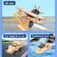 6-in-1 STEM Kits for Kids Age 8-12, Educational STEM Toys for Boys and Girls, Wooden Building Kit for Kids STEM Science Experiments Kit, Ideal