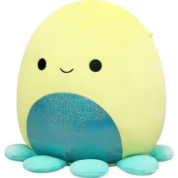 Squishmallows Original 12in Orphie The Lime Green Octopus with Teal Tentacles - Official Jazwares Plush (Medium-Sized)