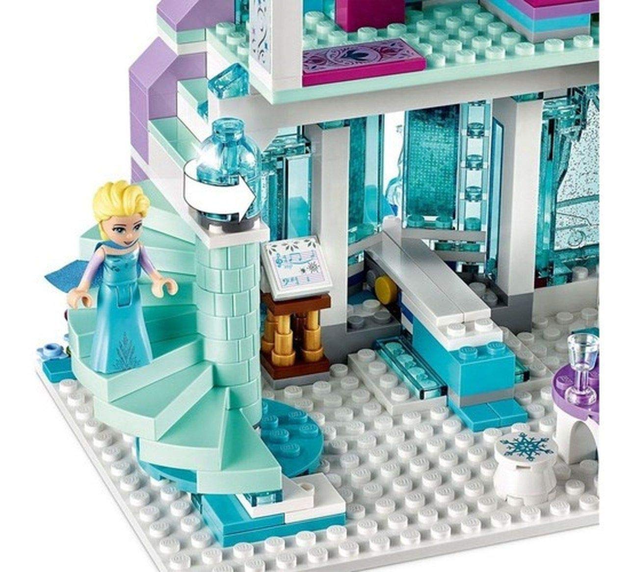 LEGO Disney Frozen Elsa's Magical Ice Palace 43172 Toy Castle Building Kit with Mini Dolls, Castle Playset with Popular Frozen Characters Including