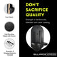 BILLIARDS XPRESS Elegant Wall Mounted Pool Table Chalk Cone Holder - Extra-Sturdy with Beveled Edge and Hardware - Black