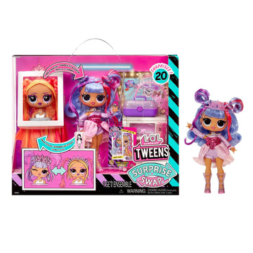 L.O.L. Surprise! Tweens Surprise Swap Fashion Doll Buns-2-Braids Bailey with 20+ Surprises Including Styling Head and Fabulous Fashions and
