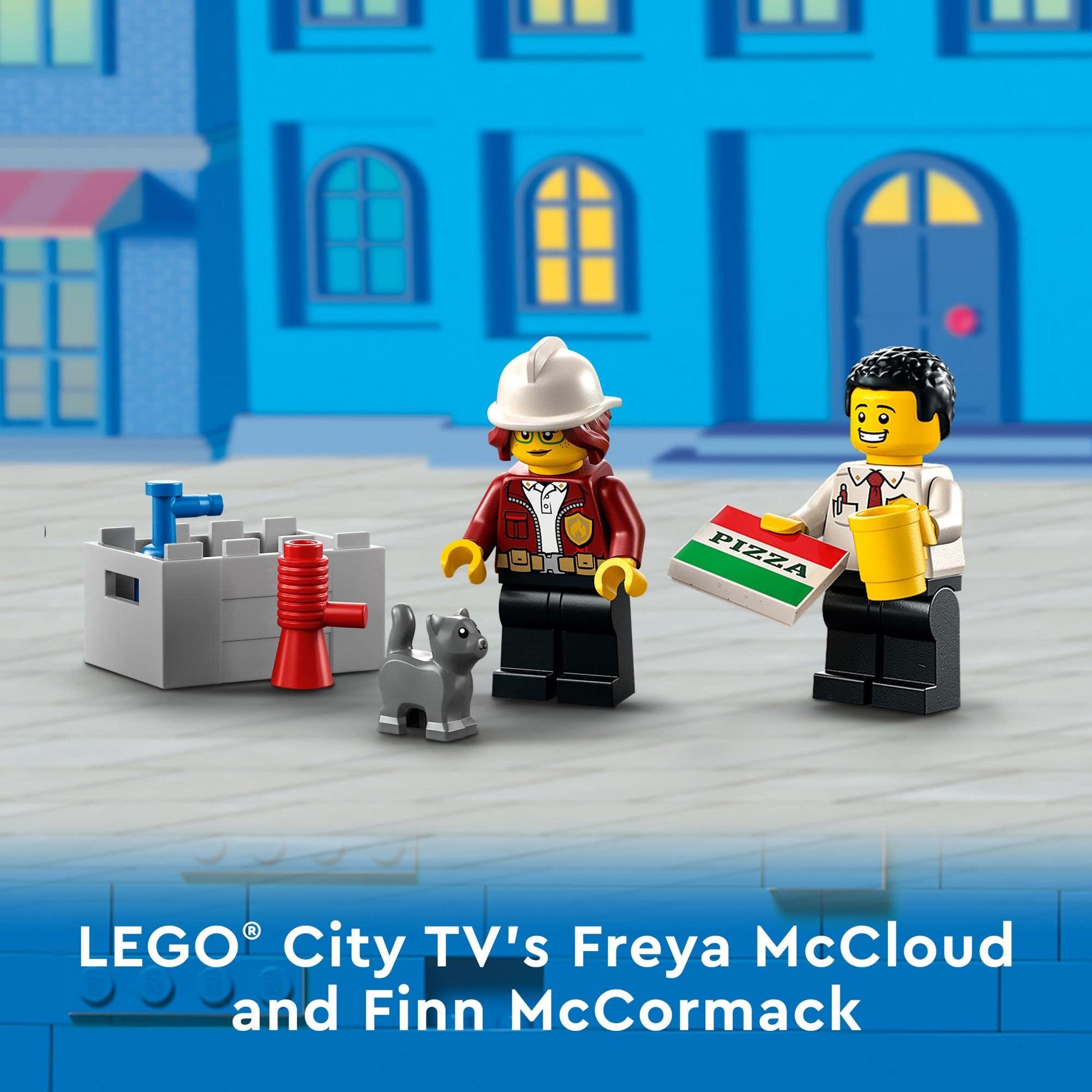 LEGO City Fire Station Set 60320 with Garage, Helicopter & Fire Engine Toys Plus Firefighter Minifigures, Emergency Vehicles Playset, Gifts for Kids