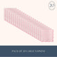 Bonjour Fête Pink Gingham Paper Party Dinner Napkins | Premium Party Supplies | Baby Showers, Tea Parties, Valentine's Day, & Festive Gatherings |