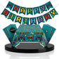 Oojami Video Gaming Party Supplies 3 Pack, 54x108" Table Covers + Banner