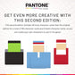 Cryptozoic Entertainment Pantone: The Game - Simple-to-Play Competitive Party Game - Ages 8 and Up - Create Pop Culture Characters Using Only Color