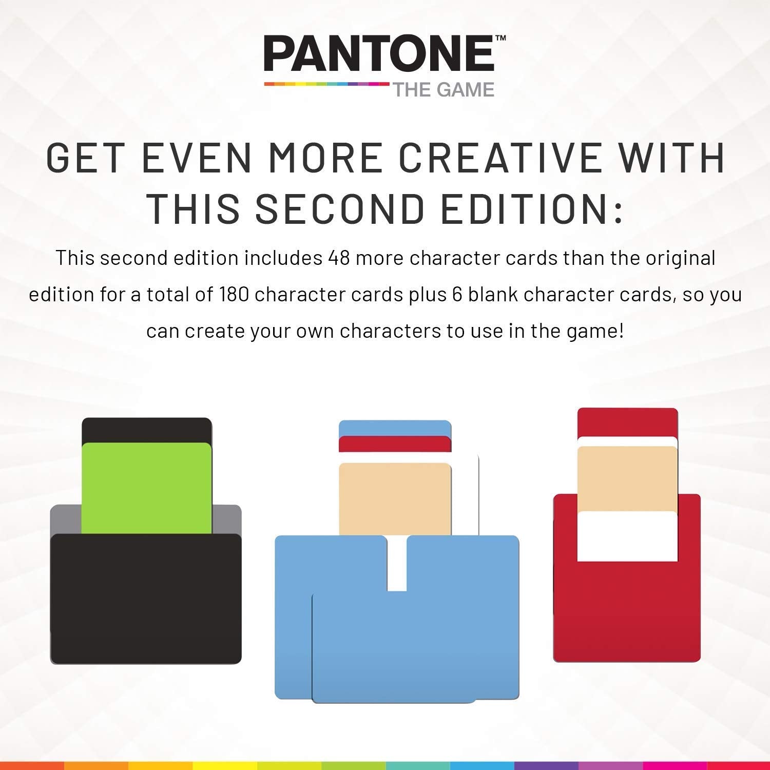 Cryptozoic Entertainment Pantone: The Game - Simple-to-Play Competitive Party Game - Ages 8 and Up - Create Pop Culture Characters Using Only Color