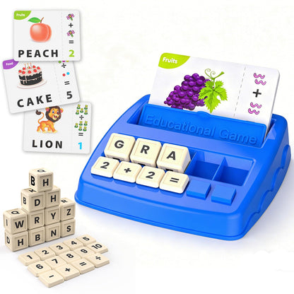 Educational Toys Learning Games for Kids 3-8, Matching Letter Spelling Early Math Game for Preschool& Kindergarten Kids Boys and Girls ?Christmas