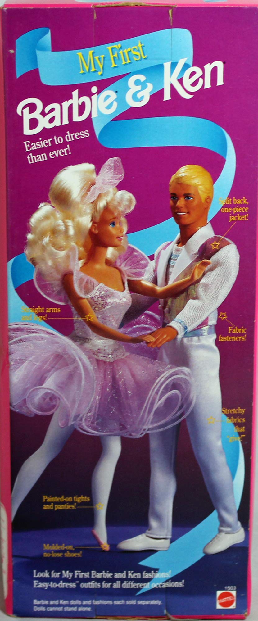 My First Ken Barbie Doll Easy to Dress Partner of Barbie Doll #1503