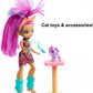 Cave Club Purr-FECT Pet Adventure Playset with Roaralai Doll (8 - 10-inch, Purple Hair), Pet, Cat Condo and Storytelling Pieces, Gift for 4 Year Olds