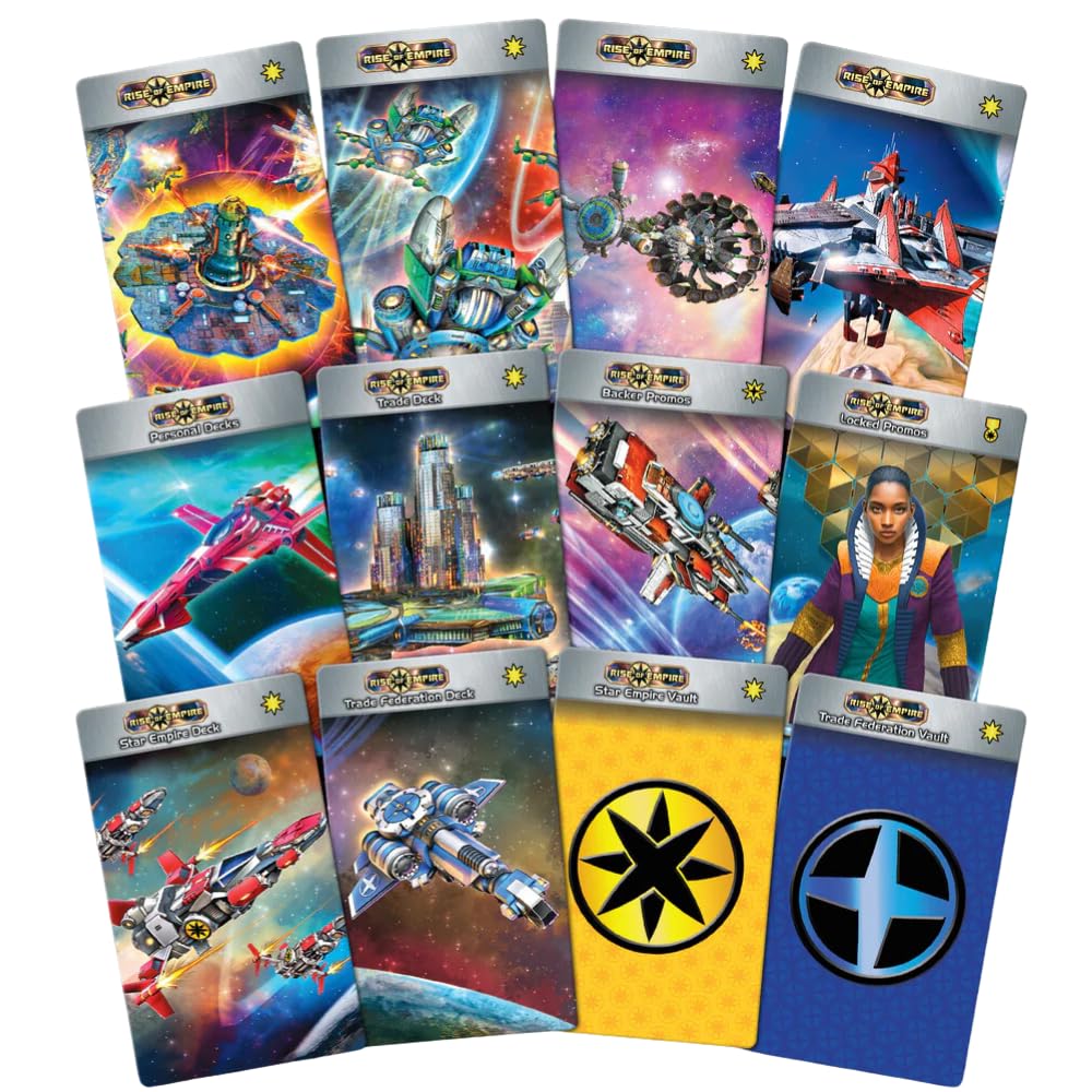 WISE WIZARD GAMES, Star Realms Divider Bundle: Rise of Empire Dividers, Infinite Replay Kit Dividers, and High Alert Dividers
