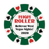 Favor Sticker 2 Inch Casino Theme, 144 Pieces