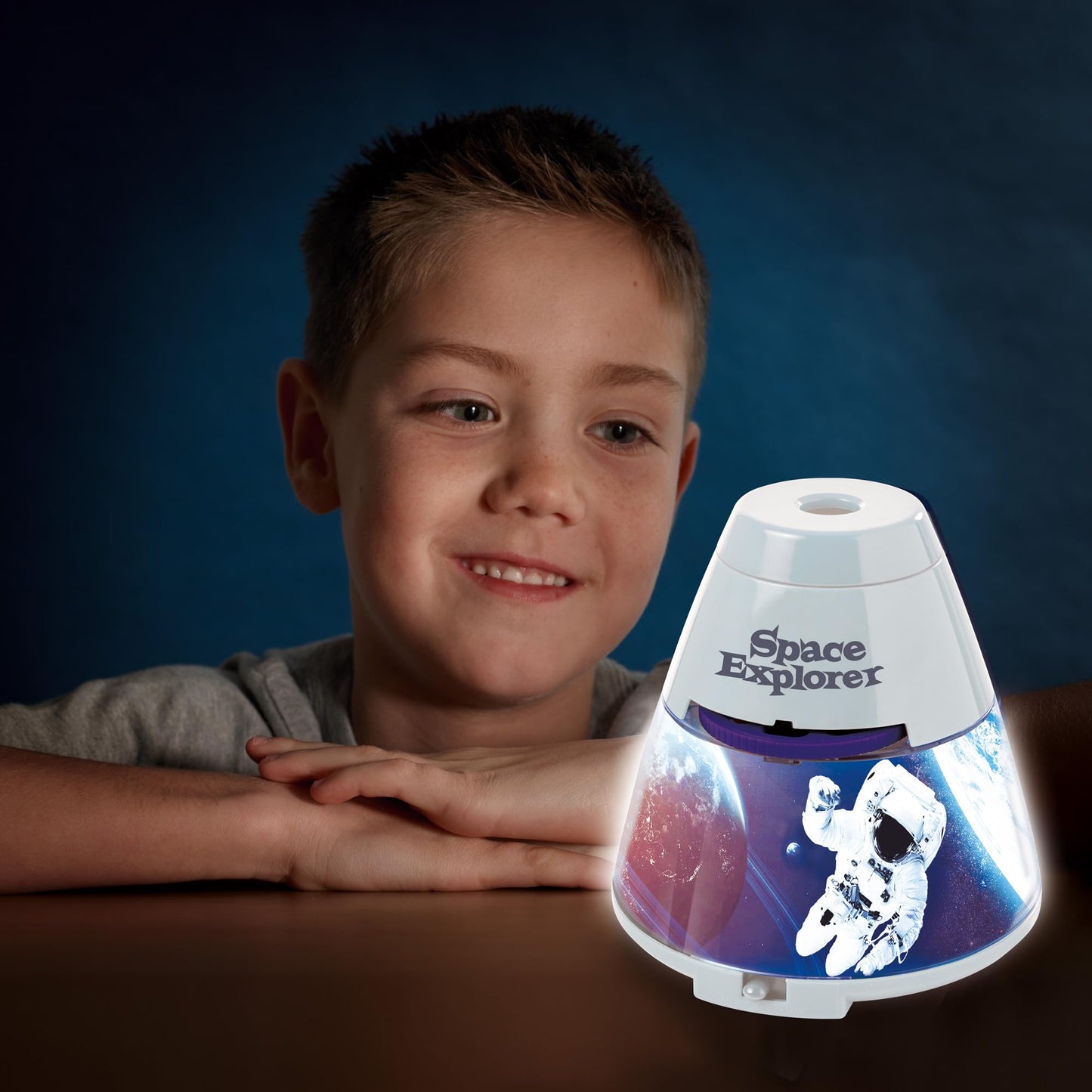 Brainstorm Toys: Space Explorer Room Projector - 24 NASA & Hubble Spacecraft Images, Nebula Nightlight, Kids Ages 6+