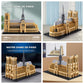 KLMEi World Famous Architecture Micro Building Blocks Set Notre Dame De Paris 7380 PCS, Creative DIY Big Model Kit for Adults or Teens Ages of 14+