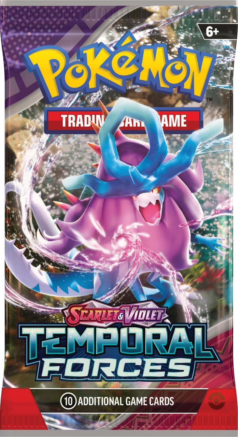 POKEMON TCG: SCARLET AND VIOLET: TEMPORAL FORCES: BOOSTER PACK - 10 Cards