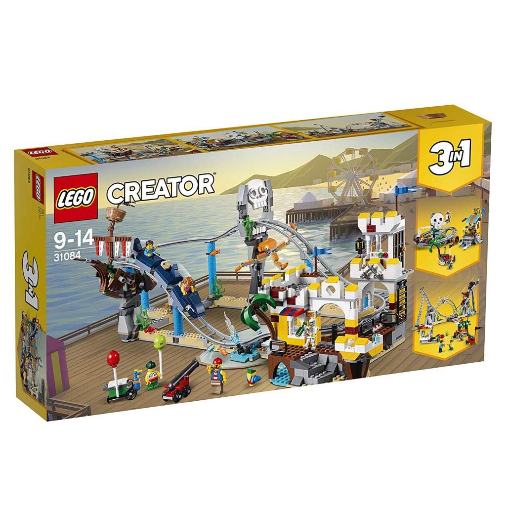 LEGO Creator 3in1 Pirate Roller Coaster 31084 Building Kit (923 Pieces)