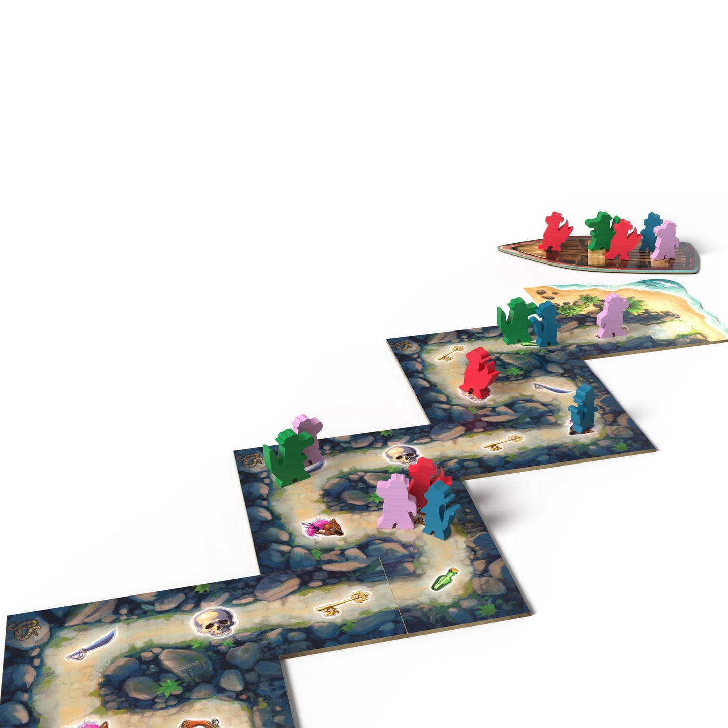 Cartagena Escape Diaries - Pirate Adventure Strategy Game for Kids and Adults, Ages 8+, 2-5 Players, 30-45 Min Playtime, by Pretzel Games