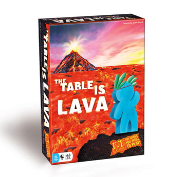 R&R Games The Table is Lava, Family Card Game for Adults and Kids Ages 14 and Older, Game Night Tabletop Game
