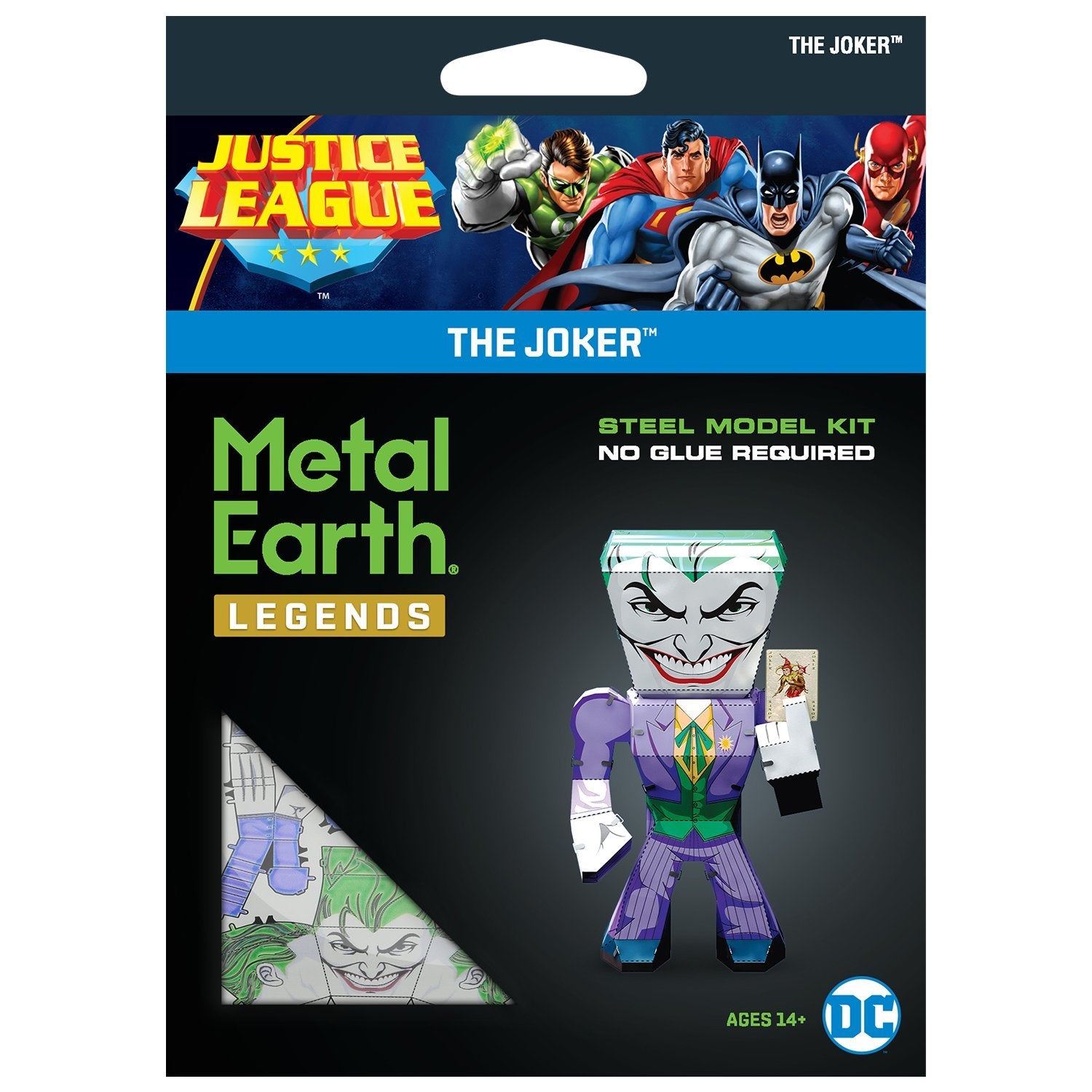 Fascinations Metal Earth DC Justice League The Joker 3D Metal Model Kit