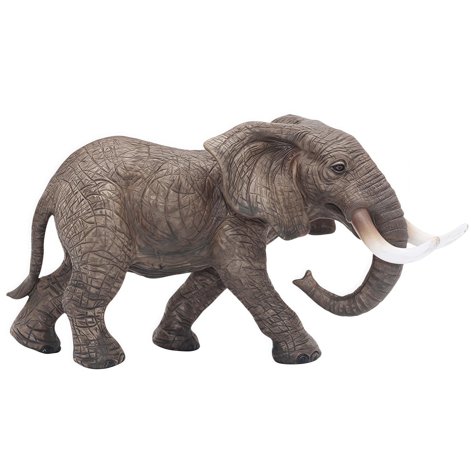 Gemini&Genius Elephant Toy for Kid, Elephant Animal Figure, Realistic 7" Large Elephant Action Figure, Wild Life Toy, Great Gift, Collection, Cake