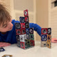CreateOn NFL Fan-Tiles Magnetic Match-Up Set - All 32 Teams, 32-Piece Building Tiles for Kids & Adults, Officially Licensed NFL Collectible - Build