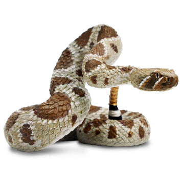 Safari Ltd. Western Diamondback Rattlesnake Figure, 5.75" Snake Replica