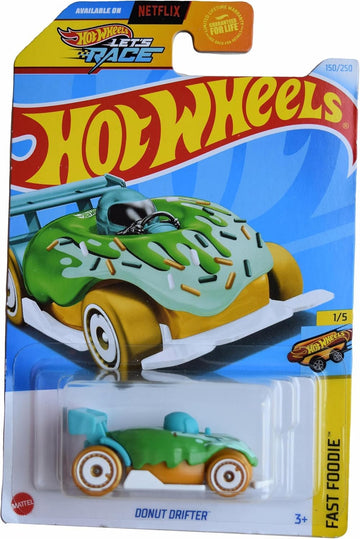 Hot Wheels Donut Drifter Fast Foodie 1:64 Scale Diecast Car