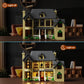 Horror House Building Block Set, Scary Movie Haunted House Model Compatible with Lego Horror House Building Toy, Halloween Decoration Gift for Man