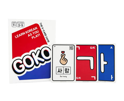 Goko Games Learn Korean As You Play | Gifts for K-Pop and K-Drama Fans | Beginner Friendly | Fun for Kids and Adults | Collect, Trade, and Claim