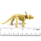Bedwina Dinosaur Fossil Skeleton - (Pack of 24) 3.7 Inch Assorted Plastic Dino Figure Bones for Kids Science Dig Kit, Digging Sandbox Bins Play Toys