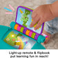 Fisher-Price Toddler Learning Toy Laugh & Learn Smart Stages Chair with Music Lights & Activities for Infants Ages 1+ Years, Teal