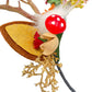 Kimglurs Christmas Girl Headwear Hand-made Headdress for Party Snowman Antler Headband for Kids Adults(Hairband