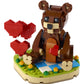 LEGO Valentine’s Brown Bear 40462 Building Kit (245 Pieces)