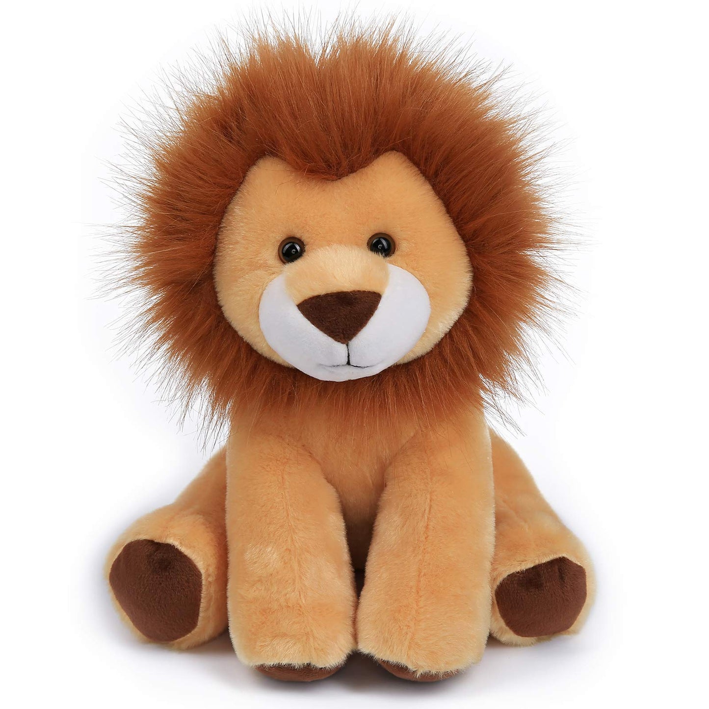 Apricot Lamb Toys Plush Brown Roar Lion Soft Stuffed Animal for Child 10''