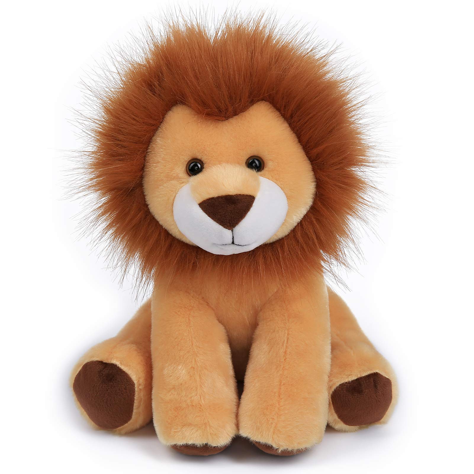 Apricot Lamb Toys Plush Brown Roar Lion Soft Stuffed Animal for Child 10''