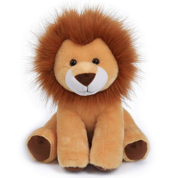 Apricot Lamb Toys Plush Brown Roar Lion Soft Stuffed Animal for Child 10''