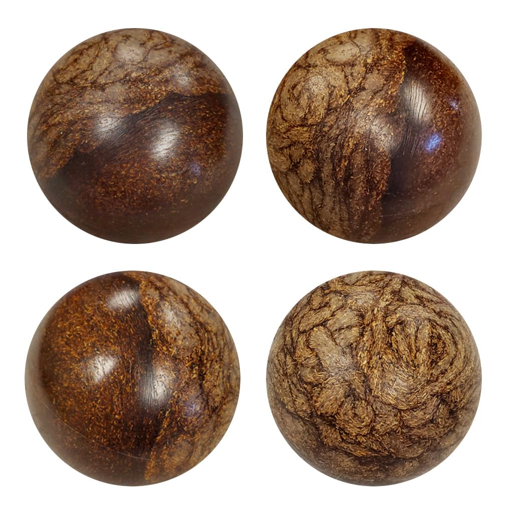 Skee-Ball Official Replacement Game Balls Premium and Premium+ Home Arcade - Set of (4) with Classic Retro Woodgrain Finish