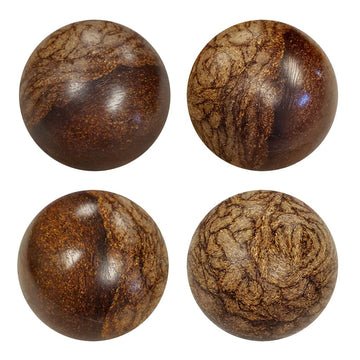 Skee-Ball Official Replacement Game Balls Premium and Premium+ Home Arcade - Set of (4) with Classic Retro Woodgrain Finish