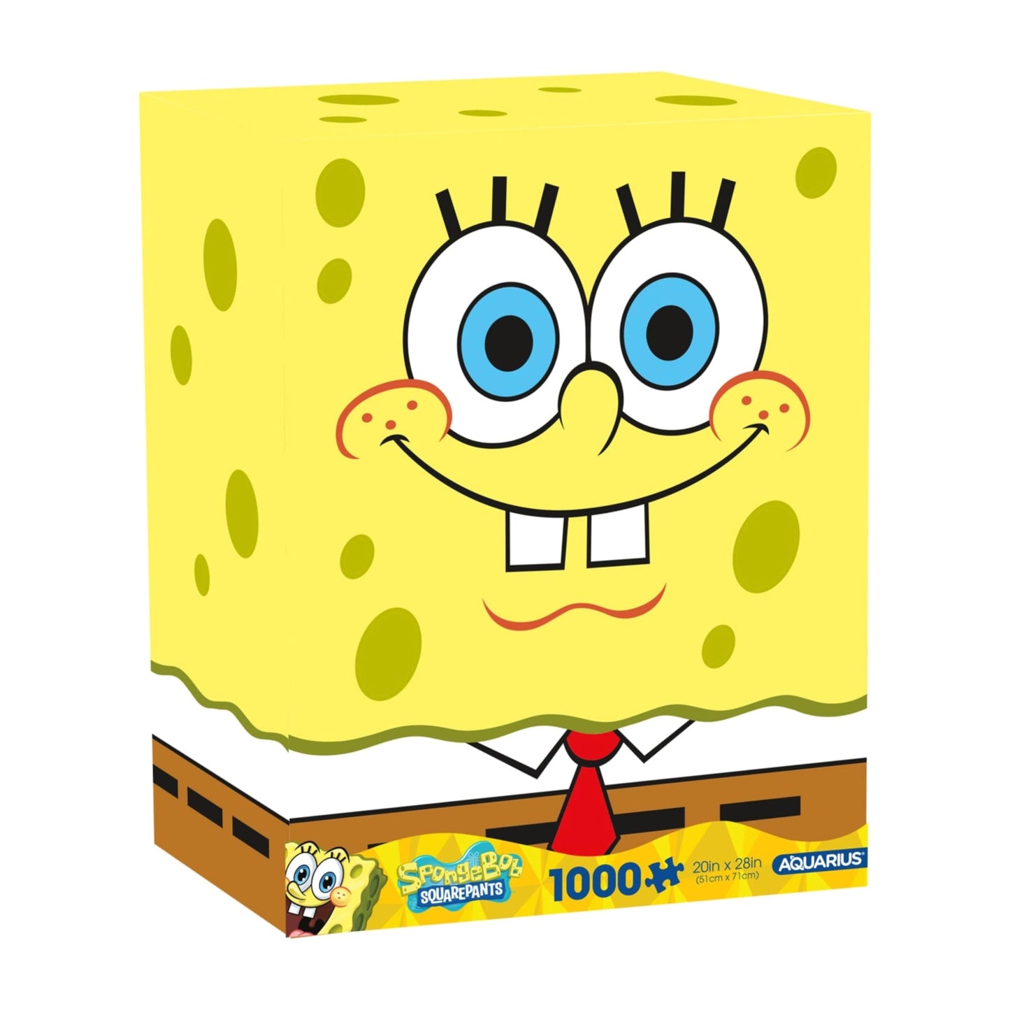 AQUARIUS Spongebob Squarepants 25th Anniversary 1000 Piece Jigsaw Puzzle for Adults and Teens - Nickelodeon Collectible Gifts 20"x28"