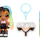 Yummiland Lip Gloss Doll: Sour Sweeties - Sasha Sourworms Includes DIY Lip Gloss + Removable Keychain, Cosmetic Play, Collectible, Ages 4+