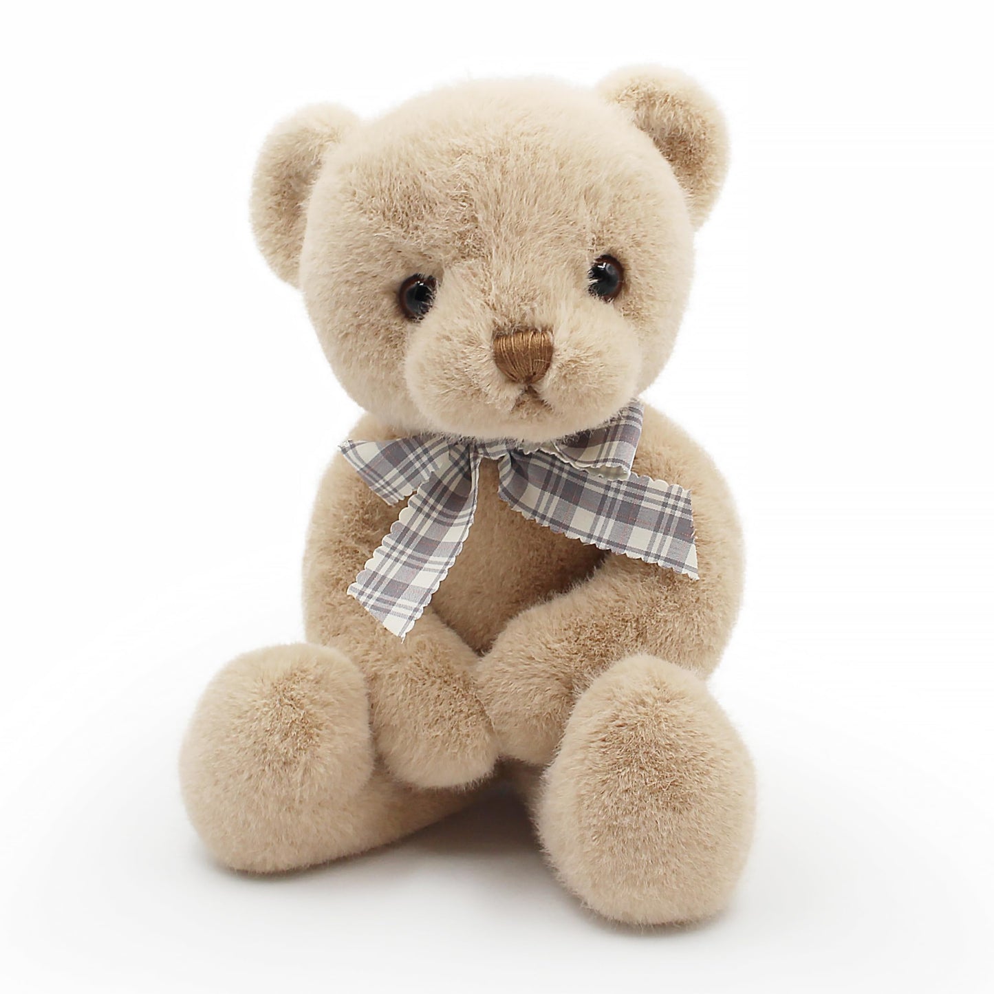 suepcuddly Small Magnet Teddy Bear Stuffed Animal Cute Plush Toy for Girl 12" (Brown)
