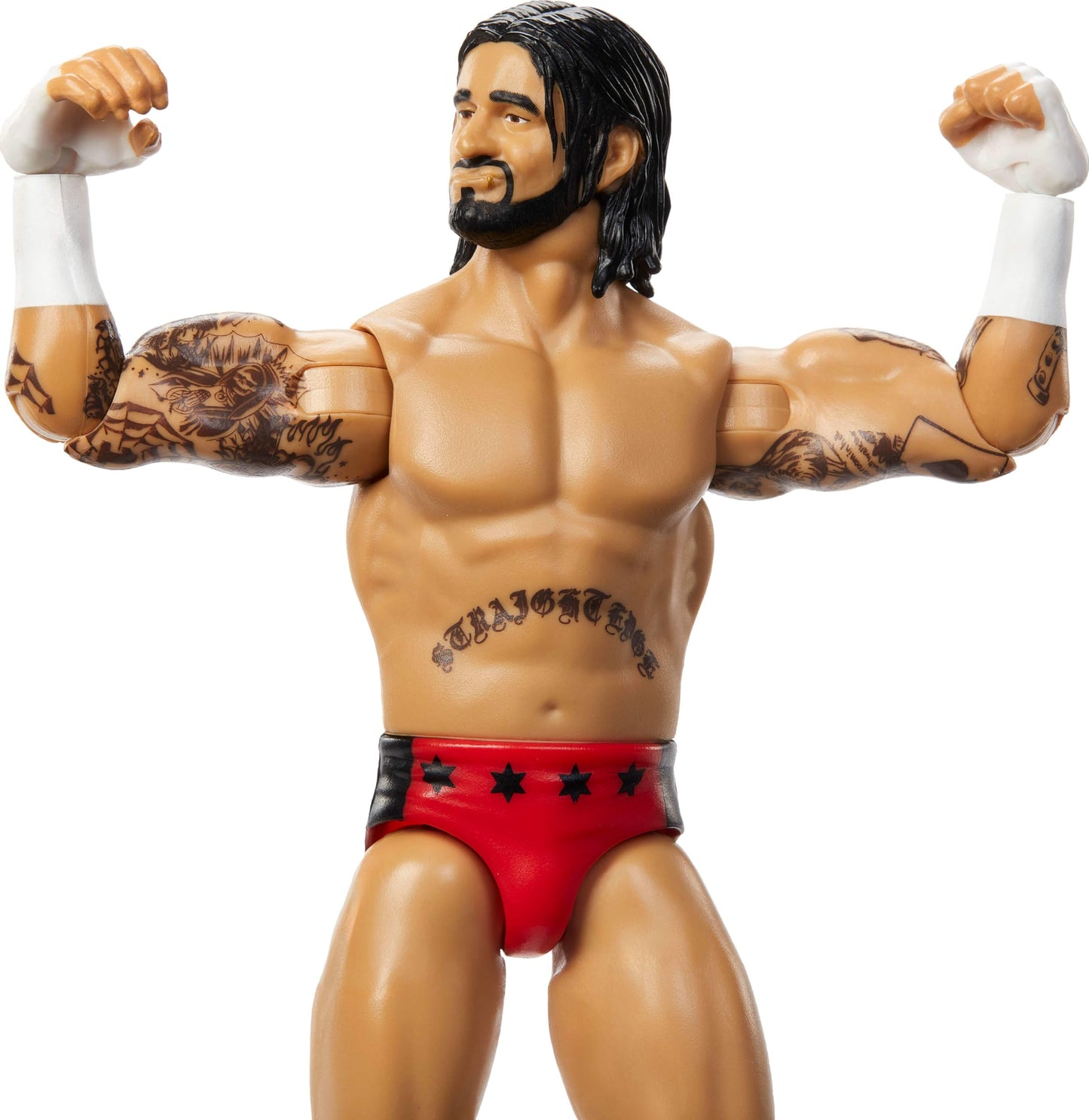 Mattel WWE Cm Punk Action Figure, Main Event Series #154 6-inch Collectible x with 10 Articulation Points & Life-Like Look